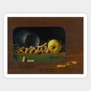 Peanuts-Fresh Roasted, Well Toasted by John Frederick Peto Magnet